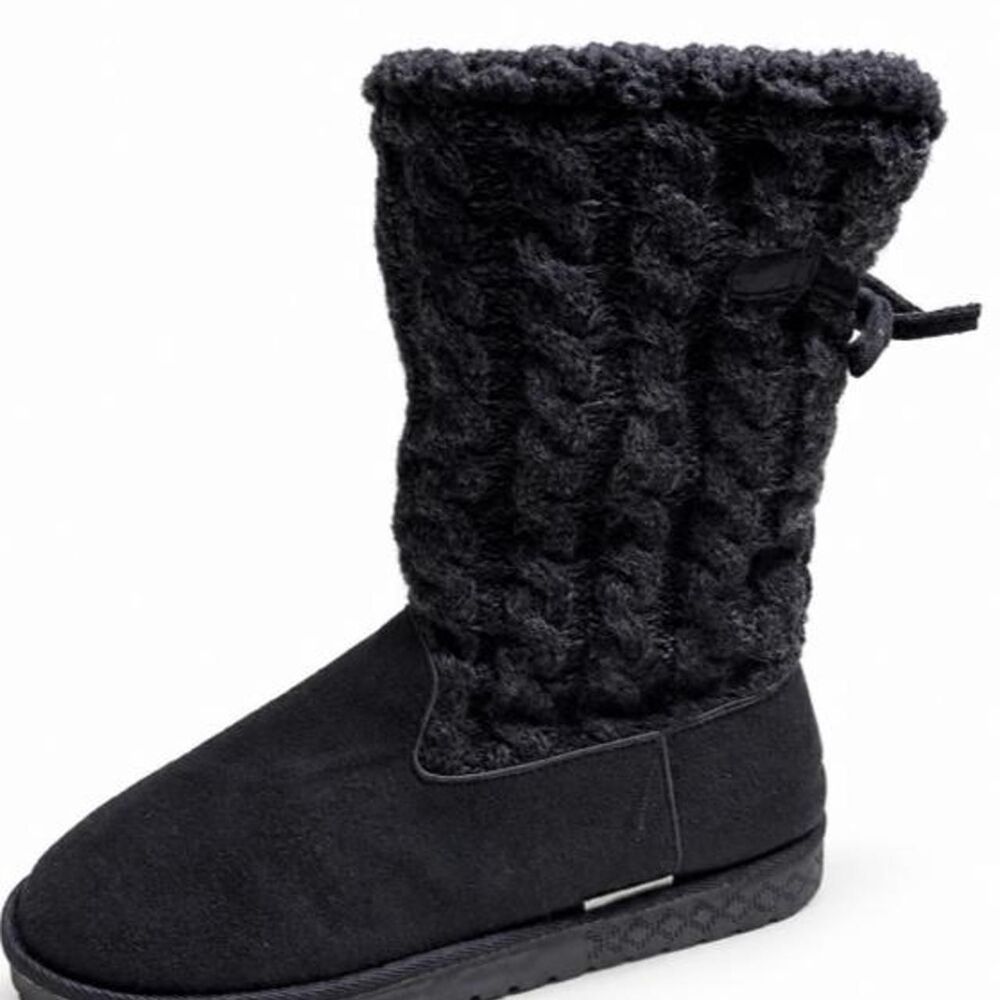 Muk Luks Women's Black Boots sz 10